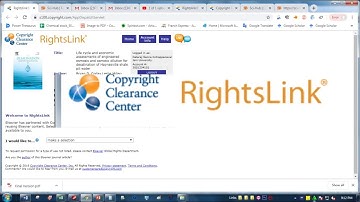 Copyrights and Permissions (Elsevier, RSC, and ACS)