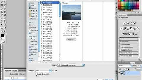 Easy time laps photography   Photoshop CS4