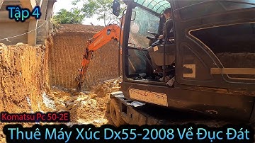 Đào Móng Nhà-Móng Cốc T4. Móng Phát Sinh Thêm Cục ĐÁ Phải Thuê Máy Xúc Doosan Dx 2008 Về Đục