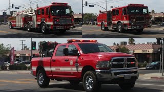 LAFD Light Force 98 and Plug Buggy 98 Responding