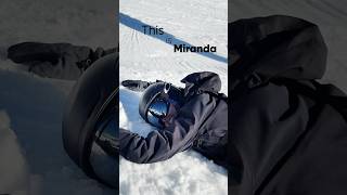 Let's gooooo Miranda - first red run!!! ✅