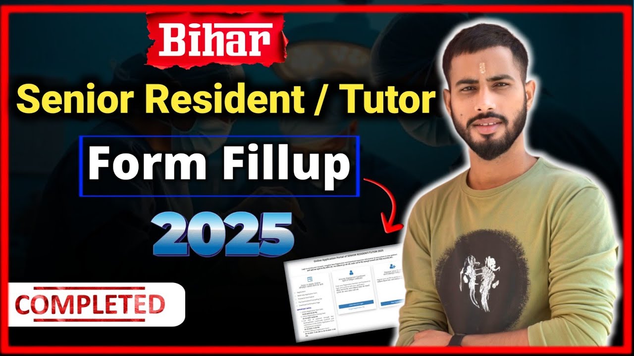 Bihar BCECE Senior Resident Recruitment 2025 | Bihar senior resident Recruitment