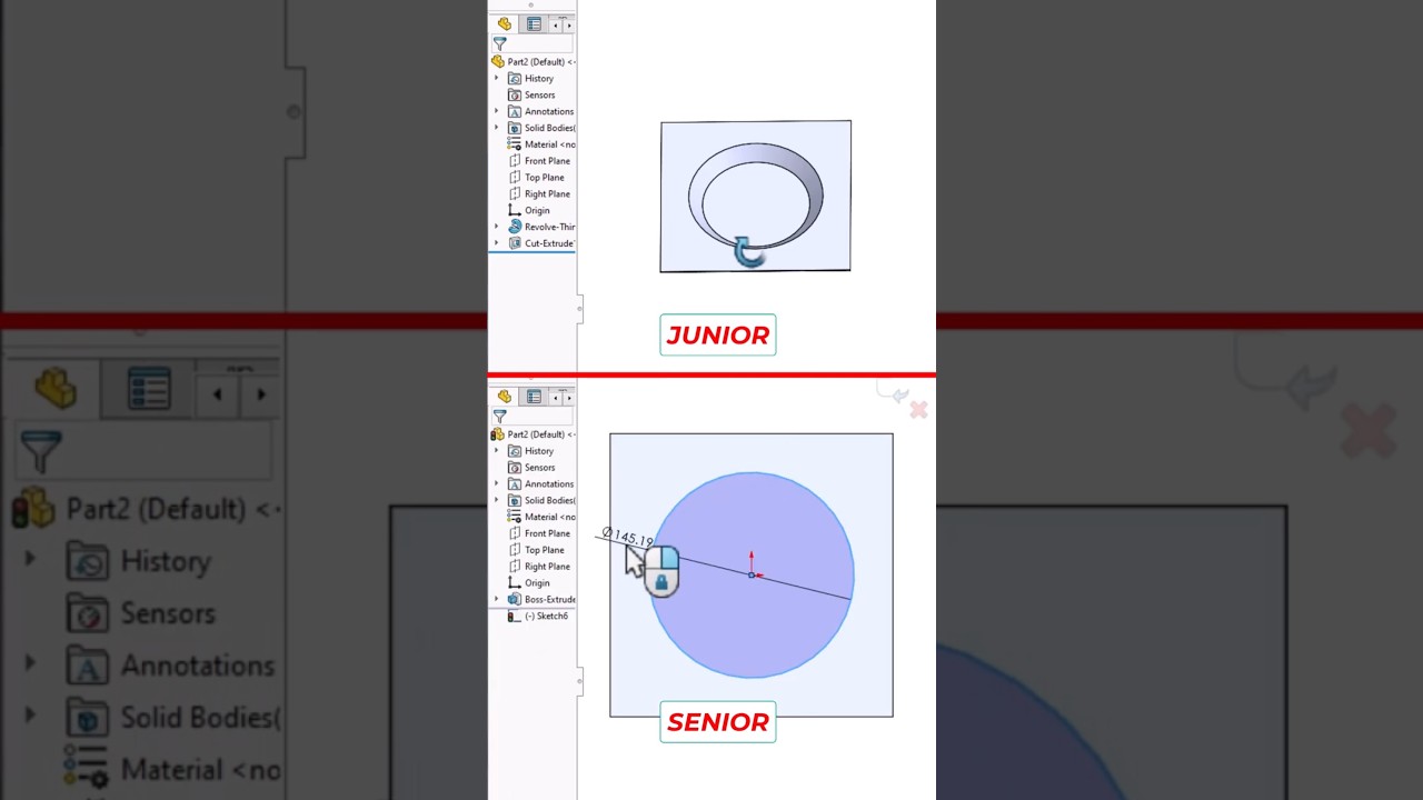 SOLIDWORKS INDENT COMMAND