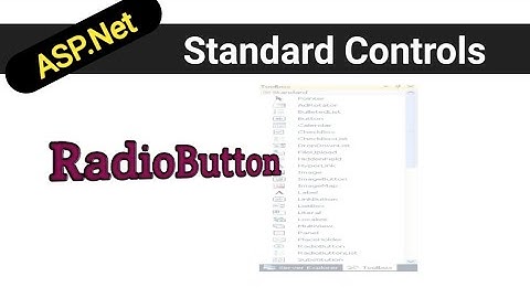 RadioButton in asp.net | asp.net server controls | radio button example | asp.net course in hindi