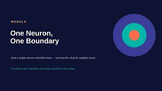 Module One Neuron One Boundary