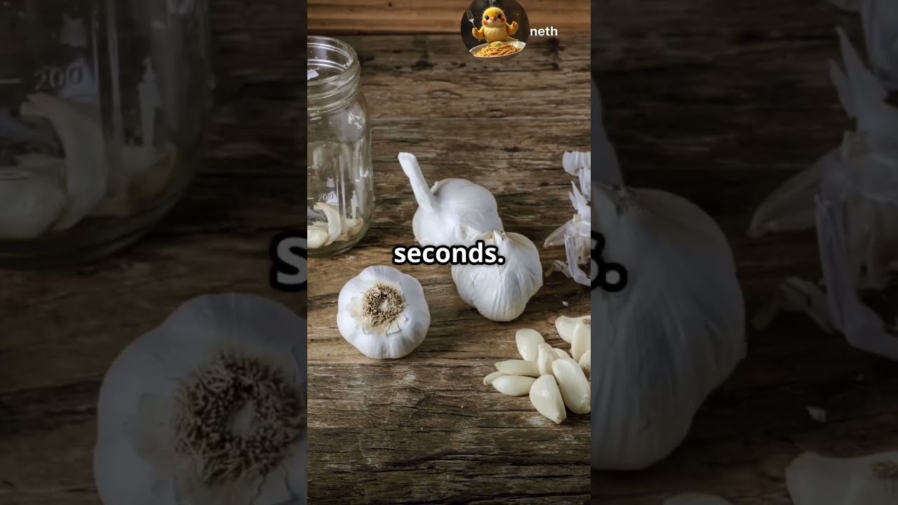 How To Peel Garlic In 5 Sec