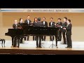 “Ubi Caritas”　作曲：OLA GJEILO　みちのく銀行男声合唱団の演奏