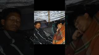 Camping in the rain #camping #bushcraft #outdoor #ASMR #rainsound