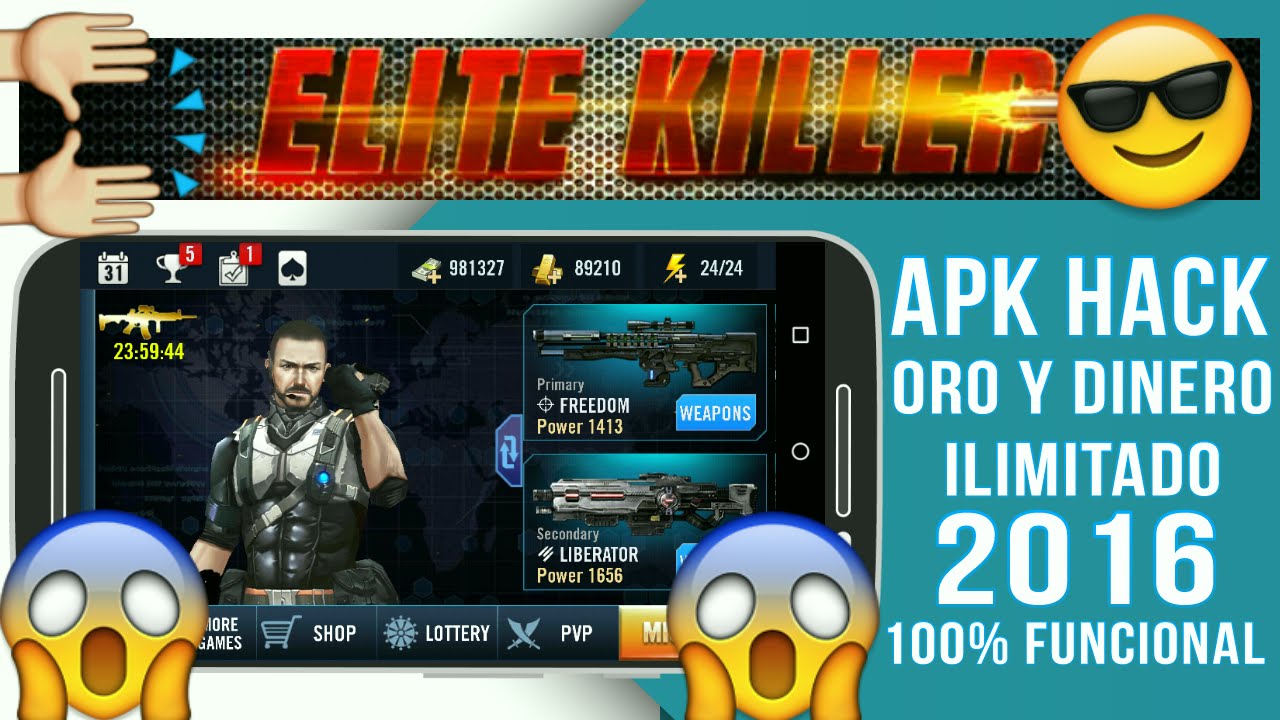 ELITE KILLER MOD APK DINERO Y ORO INFINITO ULTIMA (VERSION