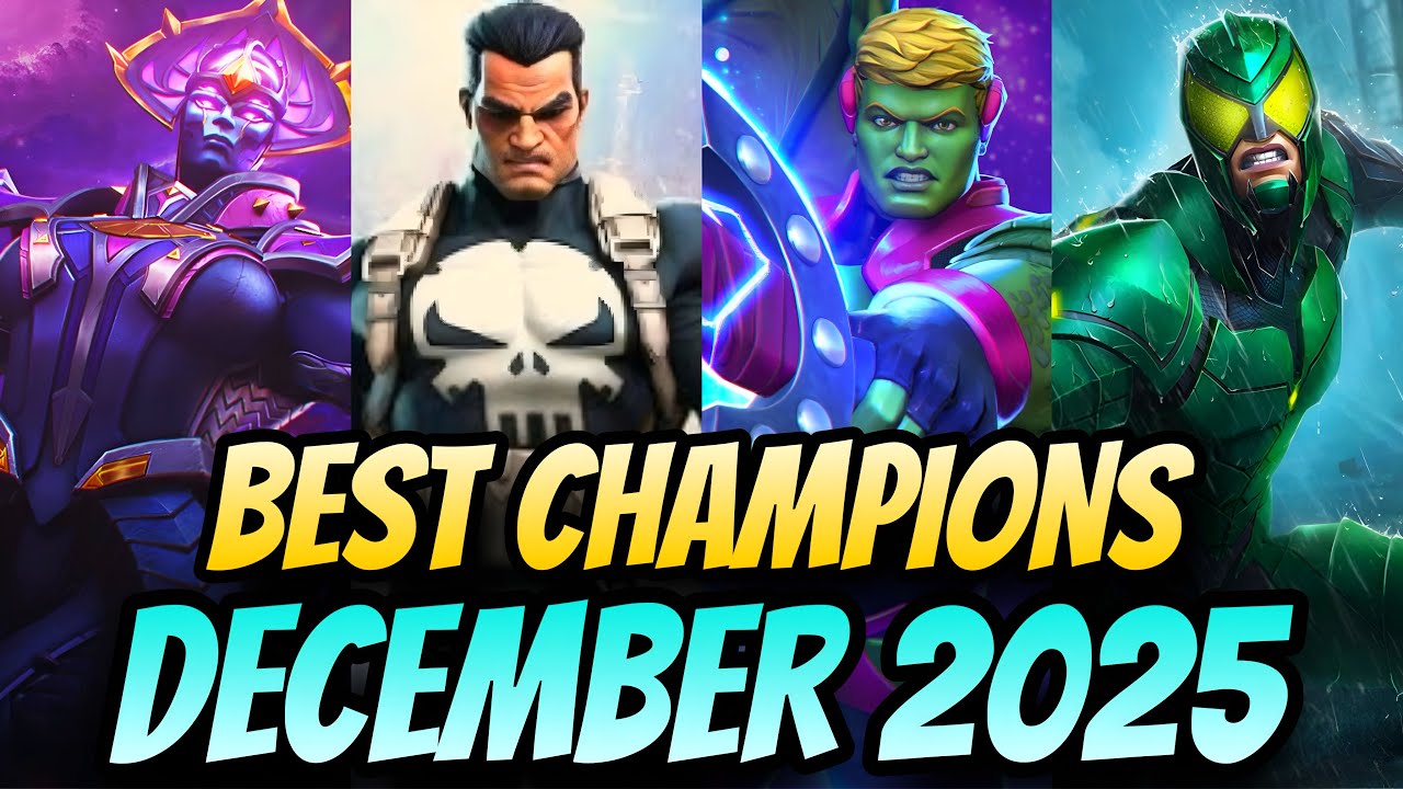 Рейтинг лучших чемпионов декабря 2025 года | Империоса и Каратель + Банкет | MCOC