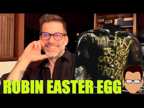 Zack Snyder Talks Robin Easter Egg and Contained Justice League Story