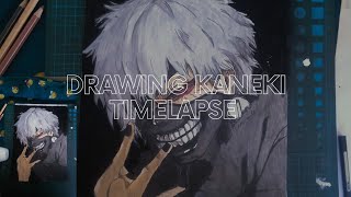 Drawing Kaneki - TOKYO GHOUL II Menggambar Kaneki - TOKYO GHOUL (timelapse) screenshot 5