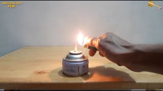 How to make diesel lamps from a compressed spray #diymrhai