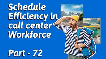 Workforce Scheduling Efficiency💥| WFM Interview Question | Schedule Efficiency Formula | #shrinkage