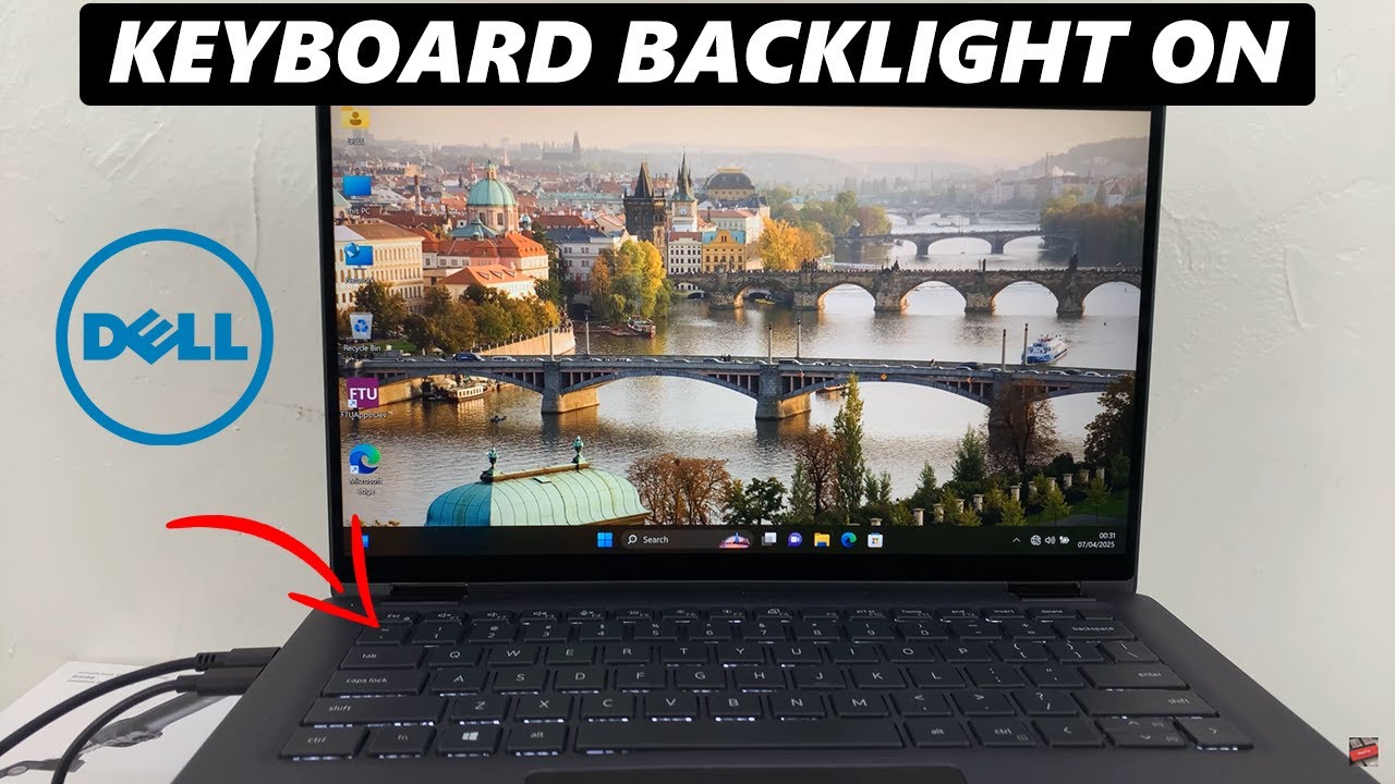 How To Turn ON Keyboard Backlight On DELL Laptop - YouTube