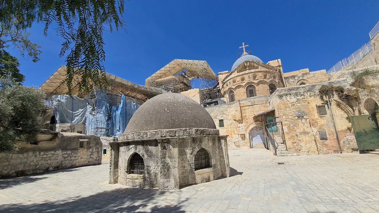A visit to the unknown place in the Church of the Holy Sepulchre, Jerusalem - the Ethiopian Church