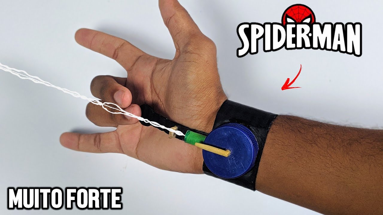 Como Fazer um Lançador de Teia do Homem Aranha (Sem volta para casa ...