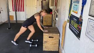Modified Push Up Renegade Row