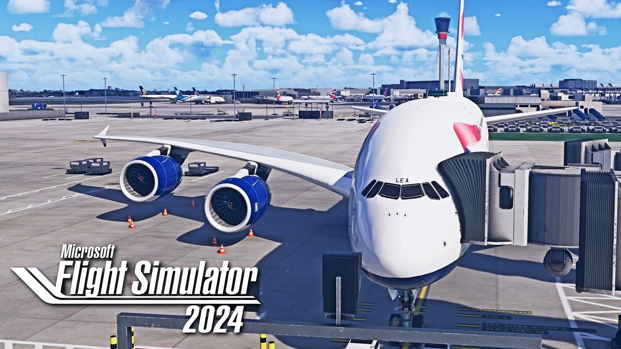 Flight Simulator 2024 + A380 | London ✈ Los Angeles | RTX™ 4070 Ti Super
