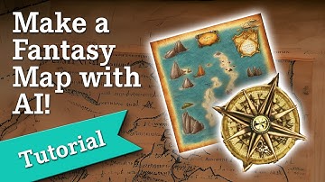 Create Fantasy Maps with AI (Free and Easy) - Stable Diffusion + Photoshop Tutorial 2022