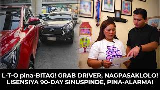 Aksidenteng nasagi, Nakipag-areglo! LTO Sinuspinde Grab Driver! Pinagbabayad P150K!