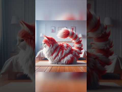 Cat kisses with