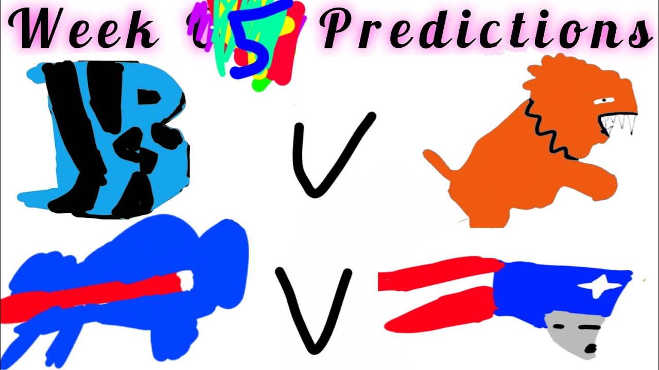 NFL Week Five Predictions - YouTube