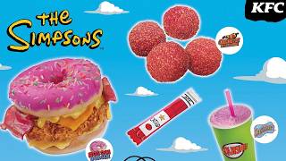 The Simpsons collab with KFC. Lots of cool Simpsons toys and food!