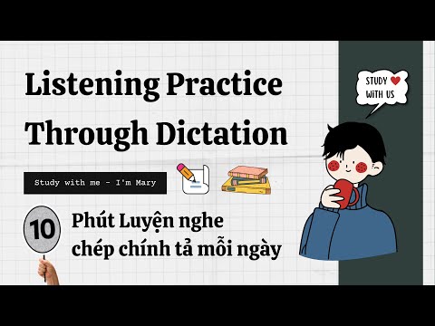 Video 10 Phút Luyện nghe chép chính tả Tiếng Anh (9) |Study... - youtube