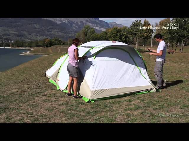 quechua illumin fresh 4 man tent