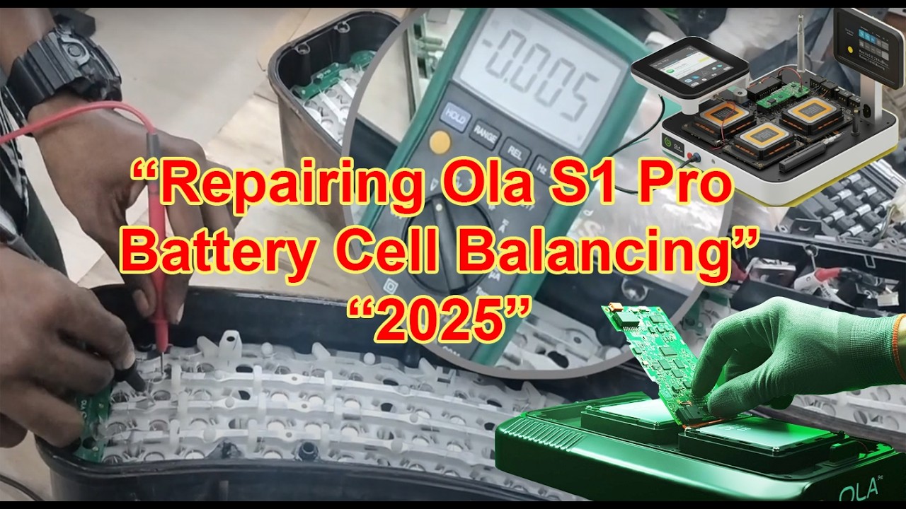 ₹1.2 Lakh New EV "Dead Battery Fixed Just ₹15K "Ola S1 Pro Battery Repair + Cell Balancing"