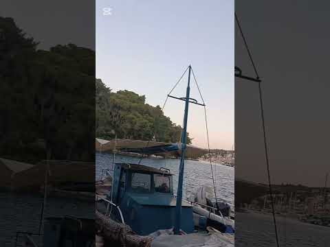#firstime in Gaios Island in Greece,, Walking Port,