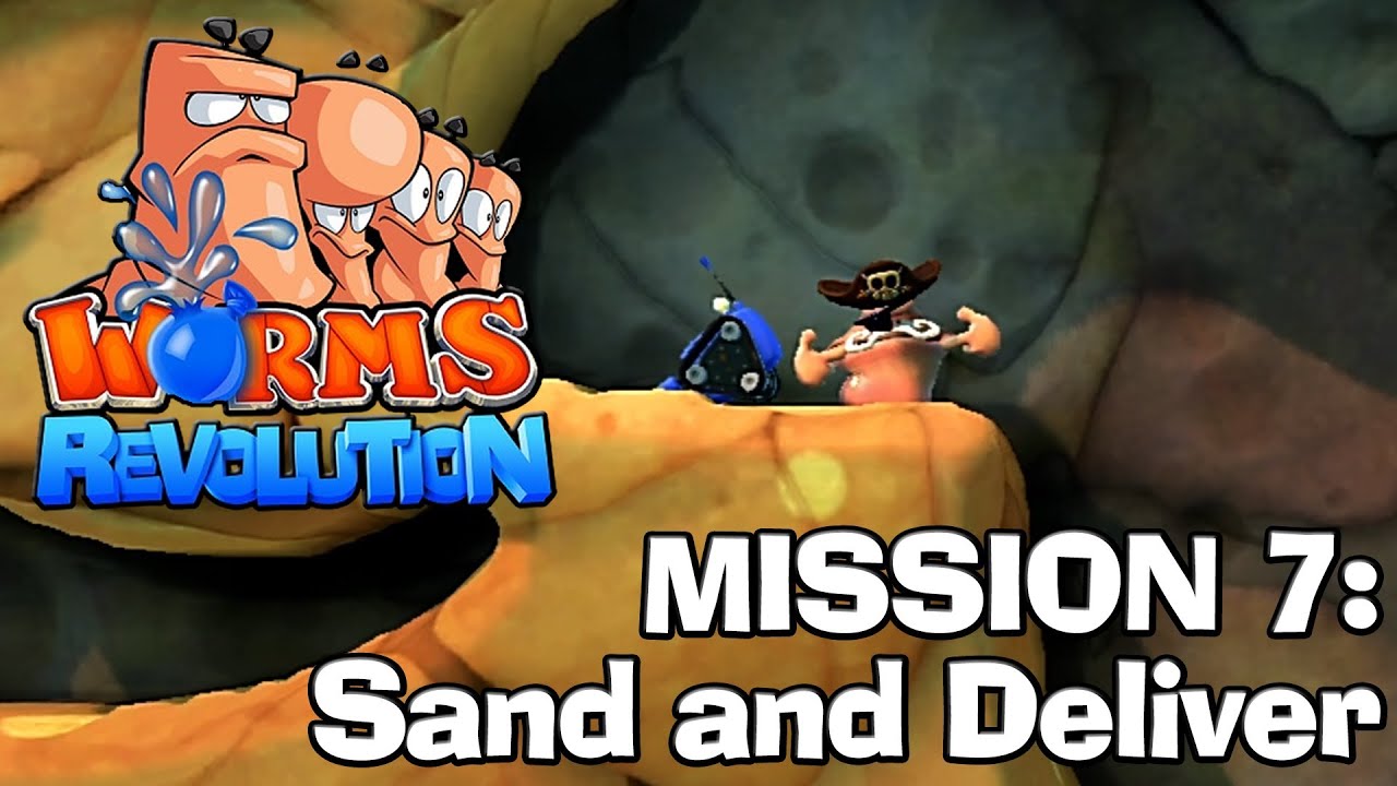 Worms Revolution: Mission 7 - Sand and Deliver (Campaign Walkthrough)