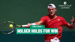 A Return STATEMENT 🙌 | Holger Rune v Iliyan Radulov | Highlights | Davis Cup World Group 1 2026