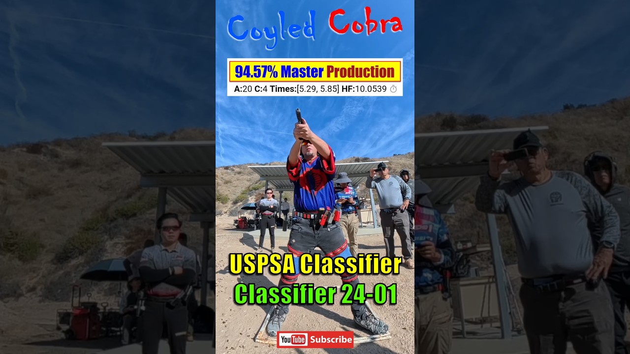 94,6% USPSA Classifier CM 24-01 «Можете ли вы победить сильную и слабую руку» 