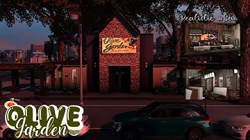 REALISTIC OLIVE GARDEN in The Sims 4│THE EXIST SAVE FILE