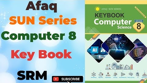 Afaq sun Series computer 8 Keybook | New Edition | Sun Series computer class 8