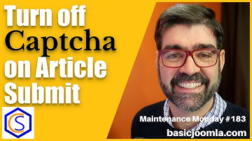 How to Turn off Captcha for Joomla Article Creation - 🛠 MM #183