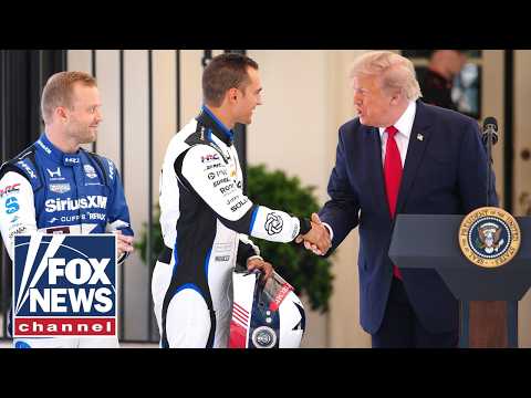 Trump hosts Freedom 250 Grand Prix showcase at the White House