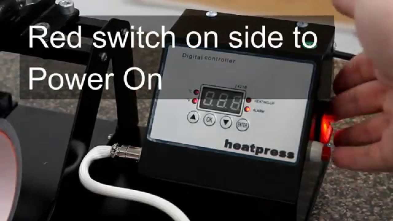 Setting up mug heat press for mug printing - YouTube