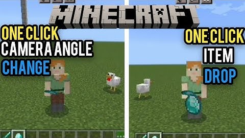 One Click Camera Angle Change One Click Item Drop  Minecraft