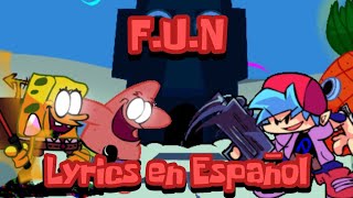 F.u.n Vs Spongebob And Patrickfnf Glitched Legends V2 Lyrics En Español