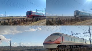 ❲東武日光線❳ 特急列車の走行集