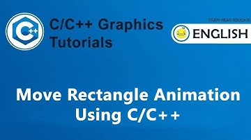 How to Move Rectangle Using C++ | Graphics in C/C++