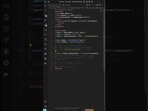 storeToRefs method usage