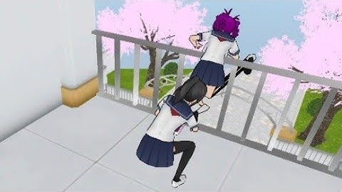 Pushing Kokona Off  The Roof - YanDroid Simulator