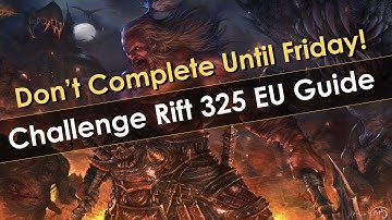 Diablo 3 Challenge Rift 325 EU Guide (DON