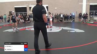 92 Kg Quarterfinal - Jaelle Cortez, Ca Vs Mika Yoffee, Nv