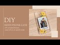 DIY Pressed Flowers Resin Phone Case with Instax Photo & Spotify Code || ORINTSANI