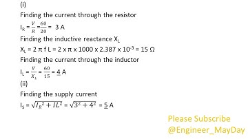 Question Solution on Capacitors and Inductors